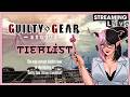 【 SPECIAL STREAM 】very accurate and the only correct Guilty Gear Strive tierlist ever!!!