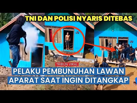 Menegangkan, Aparat Gabungan Lumpuhkan Terduga Pemb*nuh di Tepi Sungai