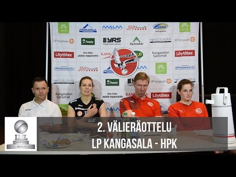 Lehdistötilaisuus: LP Kangasala-HPK, 2. välierä, 29.3.2016