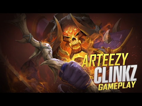 Arteezy playing Clinkz (Gameplay)