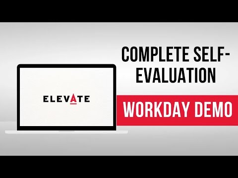 How to Complete a Self-evaluation in Workday