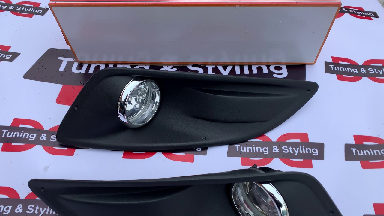 Противотуманные Фары 2013-2017 (с LED Лампой) Video 1