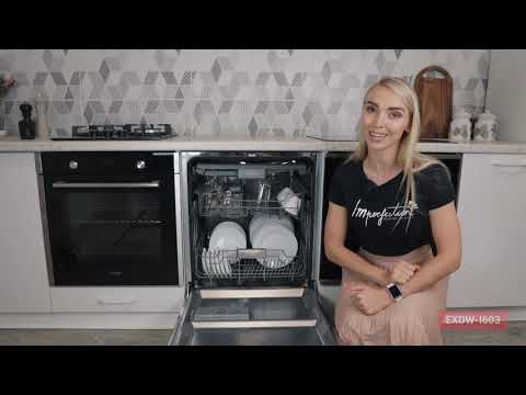 Встраиваемая посудомоечная машина EXITEQ EXDW-I603 (60 см) - Видеообзор