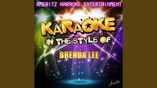 Big Four Poster Bed (In the Style of Brenda Lee) (Karaoke Version)