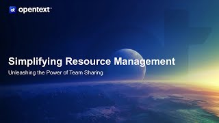 OpenText Project and Portfolio Management Demo | Simplify Resource Man