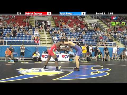 Junior 220 - Patrick Grayson (Virginia) vs. Rafal Rokoz (New York)