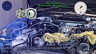 Sprawdzanie KE-Jetronic: Rozdzielacz paliwa, ciśnienia - Mercedes, Porsche, BMW