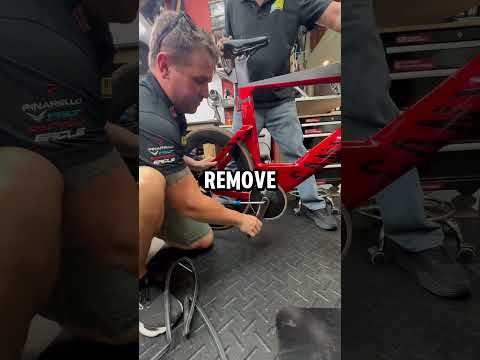 Is that SRAM crank bolt giving you a hard time? Grab an old inner tube and try this hack. #bikehack