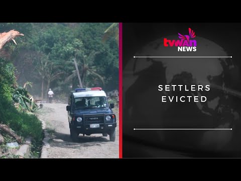 Settlers evicted