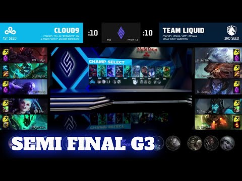 C9 vs TL - Game 3 | Semi Finals LCS 2021 Mid-Season Showdown | Cloud 9 vs Team Liquid G3 full game