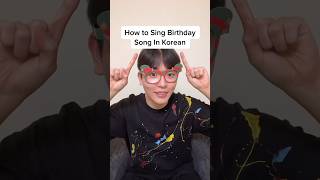Download lagu Sing Happy birthday song in Korean 🎂🎉🤩 #shorts mp3