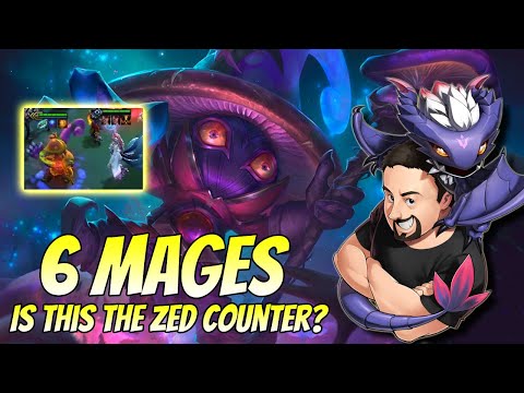 6 Mages Veigar - Is this the Zed Counter? | TFT Fates | Teamfight Tactics