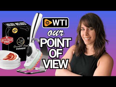 Gourmet Easy Dish Wand with Stainless Steel Handle & Easy Storage Holder Dishwand - WTI product video review
