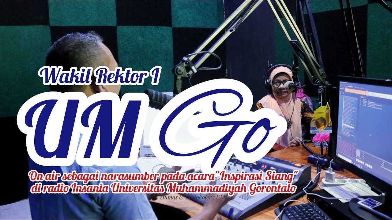 WR 1 UMGo On Air Sebagai Narasumber Pada Acara 