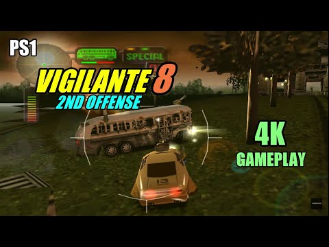 Vigilante 8 2nd Offense - Palomino PS1 Gameplay HD
