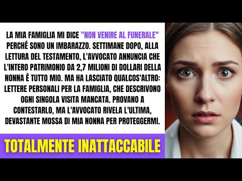 La Famiglia Mi Ha Esclusa Dal Funerale Perché "Imbarazzante"; Il Testamento Ha Scioccato Tutti