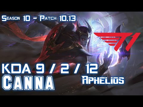 T1 Canna APHELIOS vs KAI'SA ADC - Patch 10.13 KR Ranked
