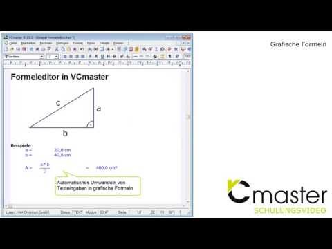 VCmaster - Einfacher Formeleditor