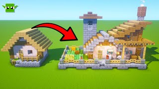 How to Transform a Minecraft Village House (Mason) to a Starter House