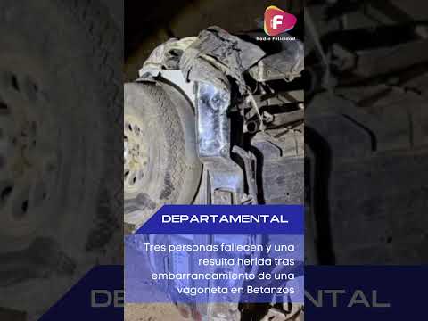 Tres personas fallecen y una resulta herida tras embarrancamiento de una vagoneta en Betanzos