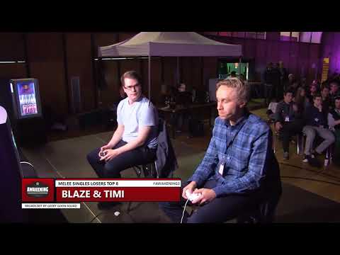 Awakening3 - Blaze (Peach) Vs. Timi (Falco) - Losers Top 8 - Melee Singles