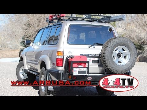 4x4TV Product Review - ARB Modular Rear Bumper on Land Cruiser