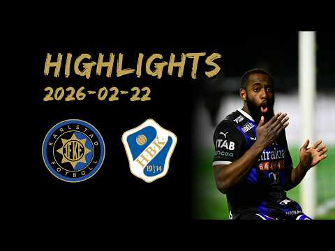Highlights — Karlstad Fotboll - Halmstad BK | Svenska Cupen