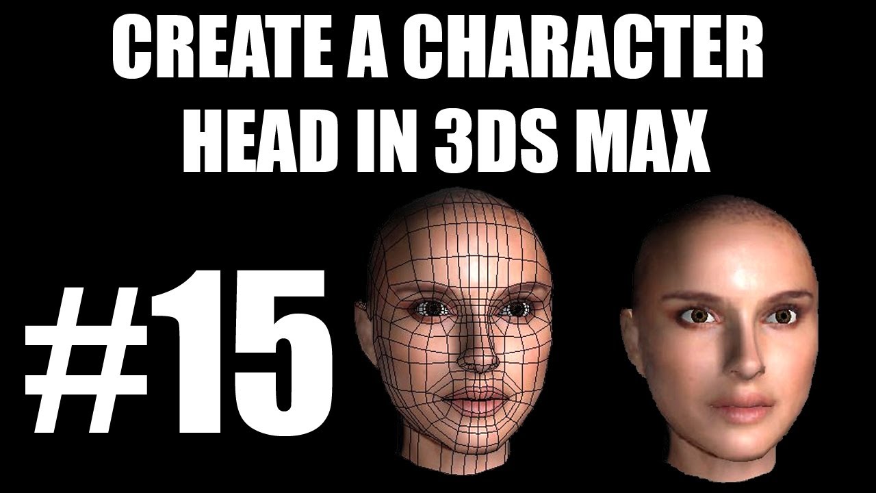 Human Character Head Modelling of Natalie Portman - 3ds Max Tutorial - video 3
