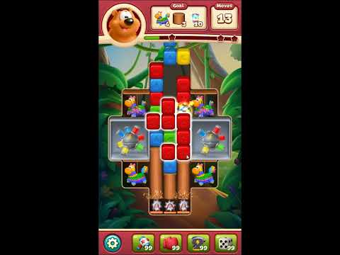 Toon Blast Level 6238 - NO BOOSTERS 🐻🐺🐱 | SKILLGAMING ✔️