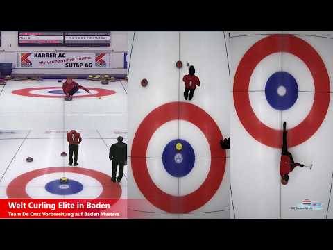 Baden Masters 2019 - Curling Weltelite bereits am trainieren in Baden