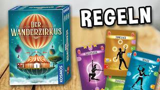 DER WANDERZIRKUS - Spielregeln TV (Spielanleitung Deutsch) - KOSMOS