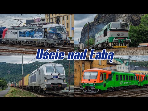 Pociągi w Uściu nad Łabą/Vlaky v Ústí nad Labem