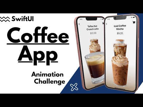 SwiftUI Coffee App Animations | SwiftUI Challenge | Animations | Xcode 14
