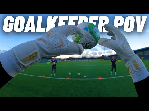 Goalkeeper POV in EXTREME training - CHEST CAM GOALKEEPING