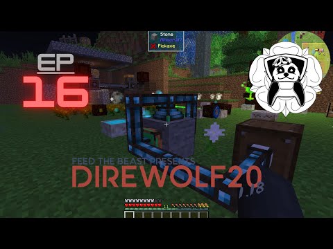 DireWolf20 1.18 Ep16 - Automated Living Stone and Wood