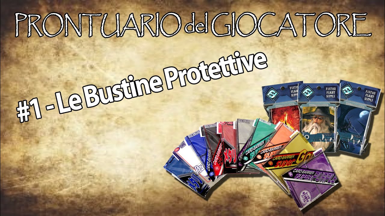 Le Bustine (foderine) Protettive per Yu Gi Oh! e Magic: The Gathering