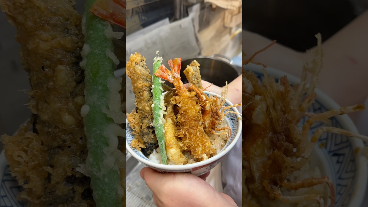 ８０年以上続く江戸前天丼の最高峰！人生で一度は食べるべき老舗店に密着！#japanesefood #グルメ好き #グルメ