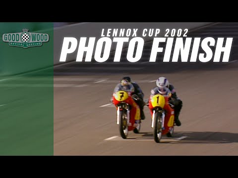 Barry Sheene and Wayne Gardner battle in incredible Goodwood bike finish
