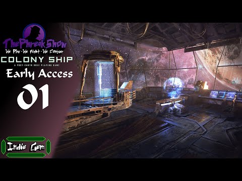 Let's Play Colony Ship - (Early Access) - Part 1 - Creating My Character & Choosing My Path!