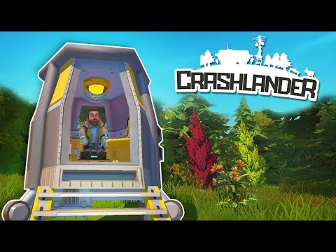Crash Landing into a NEW Scrap Mechanic Survival World!
