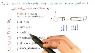 A Quiz on Coalescing Memory Access - Intro to Parallel Programming