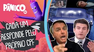 Bolsonaro tem treta com Marinho: ‘Seu pai quer a cadeira do Flávio’