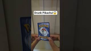Drunk Pikachu!😱 #pokemonchannel #collectiblecards #pokemoncards #pokemon #pokemontcg