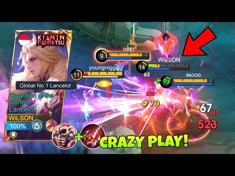 I'M BACK!!! | TOP GLOBAL LANCELOT NEW 1 HIT BUILD TO DOMINATE THE GAME EASILY!! (crazy gameplay!)