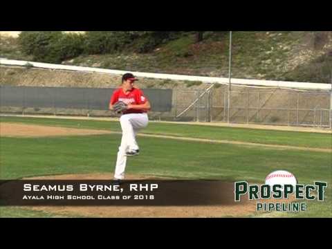 Seamus Byrne, RHP, Ayala High School, Pitching  Mechanics at 200 FPS