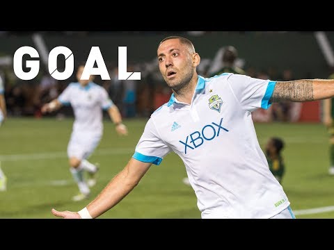 GOAL: Clint Dempsey scores a towering header in stoppage time