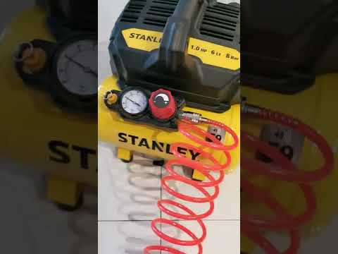 Stanley 100/8/6 Silent Air Compressor Silenzioso e pratico...