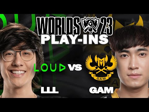 DER ERSTE PENTAKILL!! | GAME 1 | LLL vs GAM | WORLDS 2023 PLAY-INS