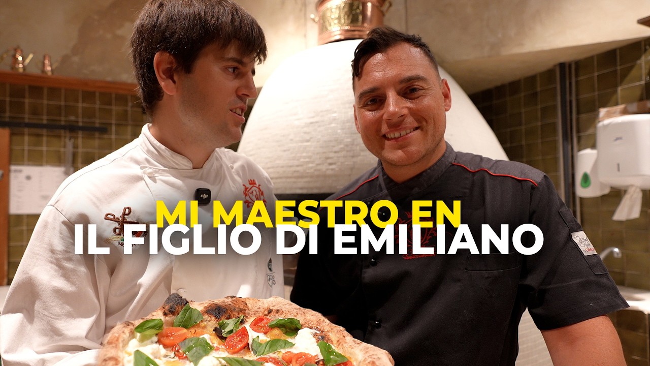 Mi MAESTRO PIZZAIOLO viene a mi PIZZERÍA 🔥